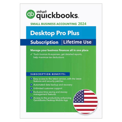 QuickBooks Desktop Pro Plus  2024 Lifetime Activation